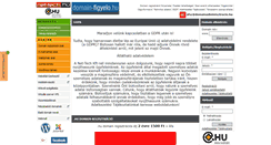 Desktop Screenshot of domainadminisztracio.hu