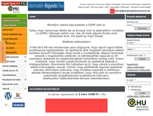 Tablet Screenshot of domainadminisztracio.hu